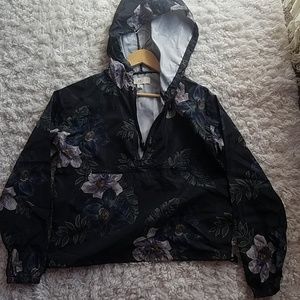 Floral windbreaker